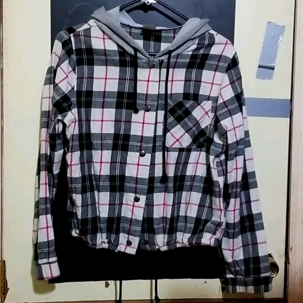 Plaid button up shirt